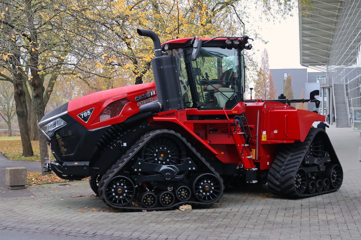 Case IH Steiger 785 Quadtrac, così grosso da essere esposto in esterna ad Agritechnica 2025